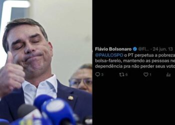 Flávio Bolsonaro apaga críticas ao Bolsa Família de sua conta no X