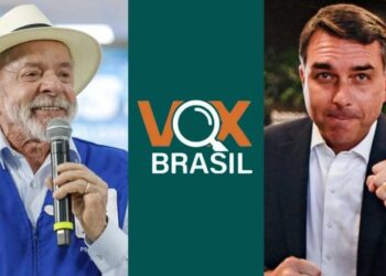 Vox Brasil aponta Lula à frente de Flávio Bolsonaro na corrida presidencial