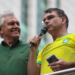 Ronaldo Caiado e Flávio Bolsonaro