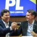 O deputado federal Mendonça Filho (PL) e o senador Flávio Bolsonaro (PL)